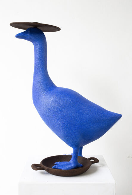 Peppe Perone, ‘Senza Titolo (Oca blu)’, 2020