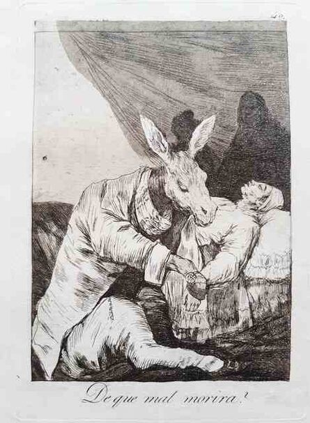 Francisco de Goya, ‘¿De qué mal morirá?’,  1799