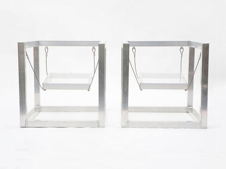 RO/LU, ‘Pair of Aluminum "Rauschenberg" Armchairs’, 2011