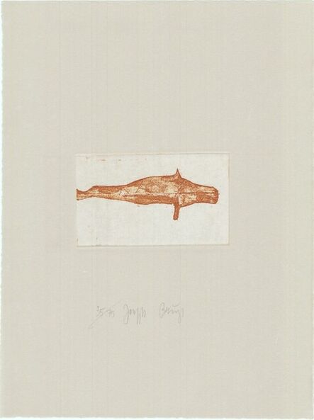 Joseph Beuys, ‘Zirkulationszeit: Meerengel Robbe I’, 1982