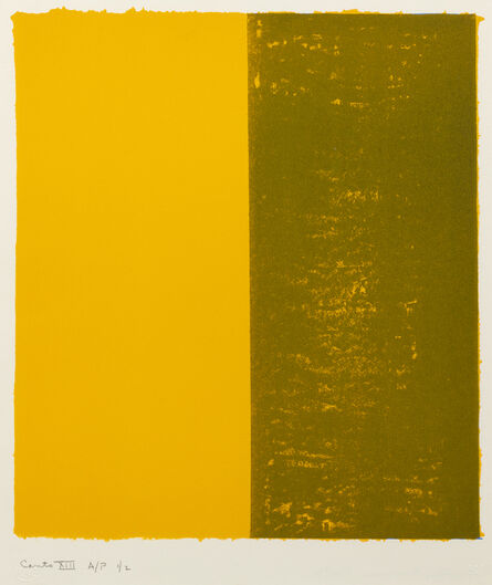 Barnett Newman, ‘Canto XIII, from 18 Cantos’, 1964