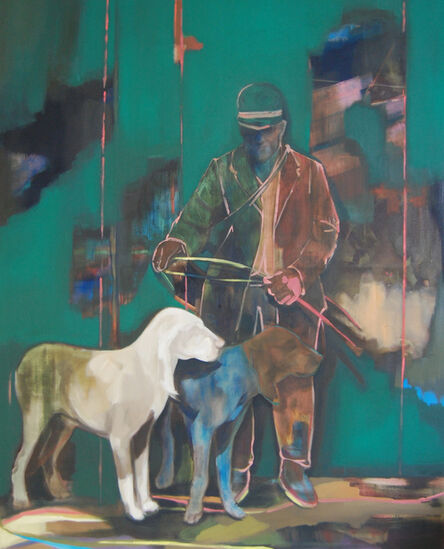 Anna Maria Schonrock, ‘Man with Dogs ’, 2015