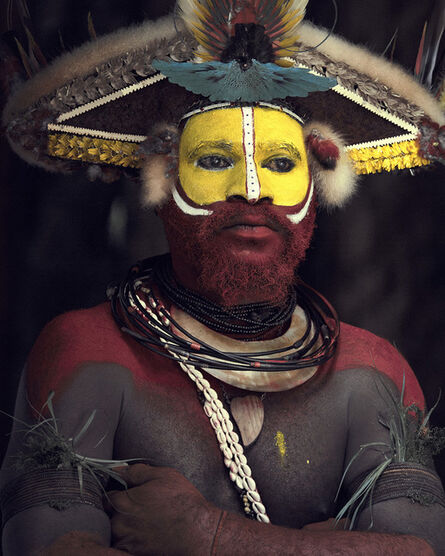 Jimmy Nelson, ‘XXXIII 8, Huli Wigman, Tari, Papua New Guinea’, 2017