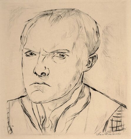 Max Beckmann, ‘Self-Portrait’, 1918