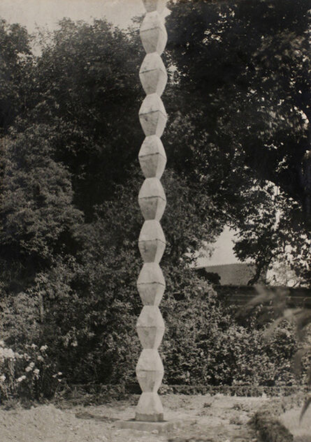 Constantin Brâncuși, ‘Endless Column (In Edward Steichen's Garden at Voulangis)’, 1932