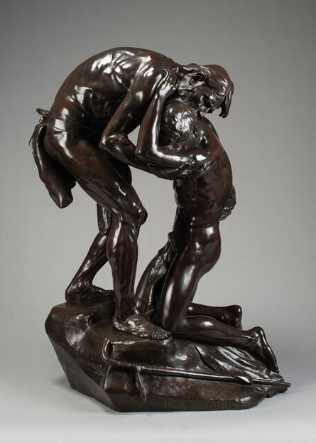 Ernest Henri Dubois, ‘Le Pardon (Return of the Prodigal Son)’, Conceived in 1894 this bronze cast circa 1900.