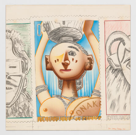 Larry Rivers, ‘Patriotic Stamps’, 1976