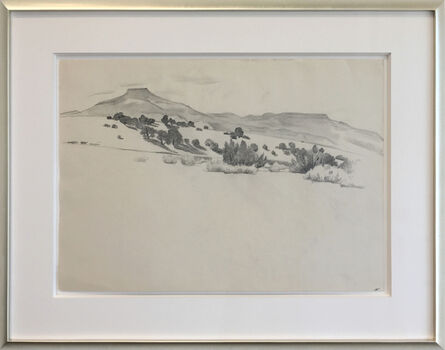Georgia O’Keeffe, ‘Untitled New Mexico Landscape’, ca. 1934