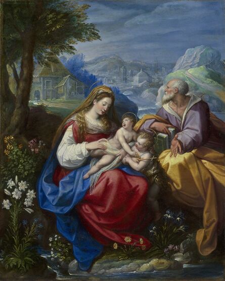 Jacopo Zucchi, ‘The Holy Family with the Infant Saint John the Baptist’
