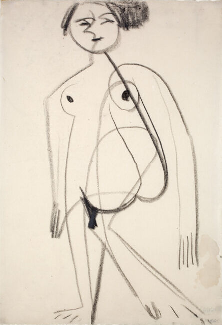 Ernst Ludwig Kirchner, ‘Stehender Akt (Standing Nude)’, 1930