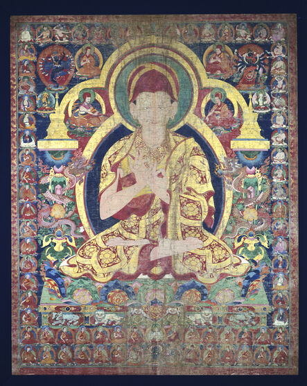 ‘Sonam Gyaltsen with Sakya Order Teaching Lineages’, ca. 1667