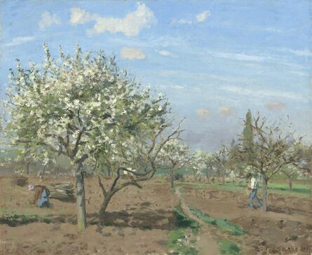 Camille Pissarro, ‘Orchard in Bloom, Louveciennes’, 1872