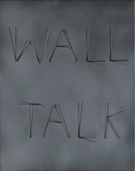 Scott Reeder, ‘Untitled (Wall Talk) grey’, 2012