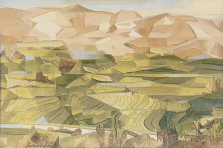 Jehangir Sabavala, ‘Rice Fields, Plani Hills - II’, 2008