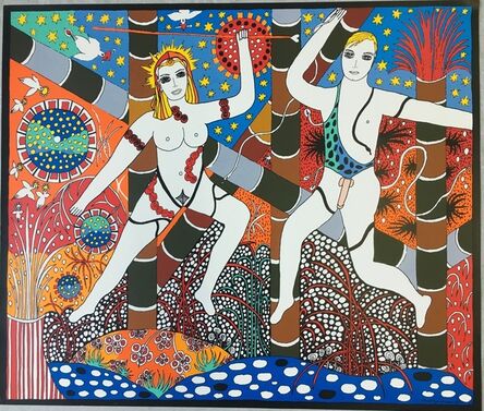 Dorothy Iannone, ‘The Queens of the Amazons and Achilles’, 2007
