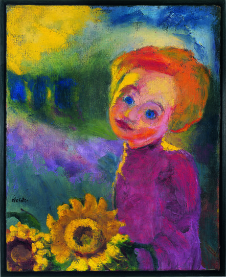 Emil Nolde, ‘Kleine Sonnenblumen’, 1946