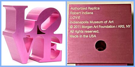 Robert Indiana, ‘LOVE  (Artist Authorized, with Incised Indianapolis Museum of Art & Morgan Foundation Stamp and Artist Copyright)’, 2011