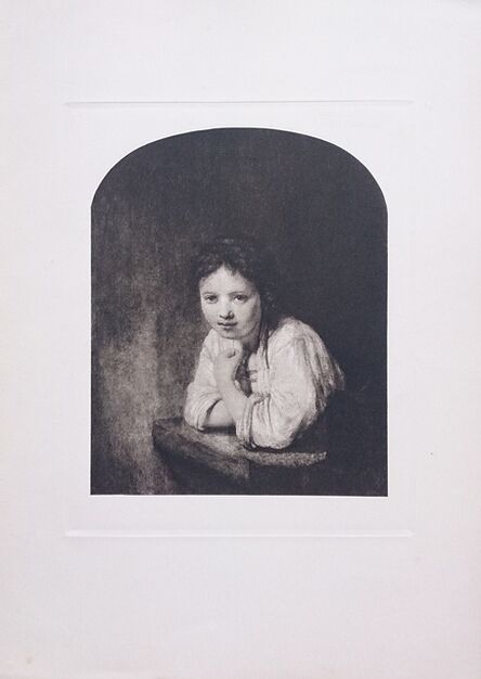 Rembrandt van Rijn, ‘Jeune fille à la fenêtre’, ca. 1910