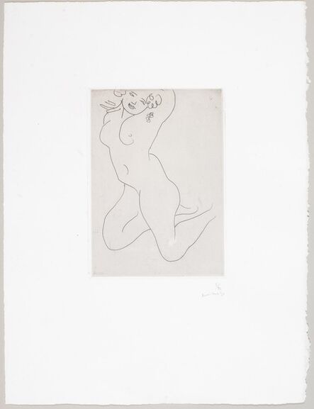 Henri Matisse, ‘Nu à genoux, bras derrière la tête’, 1930
