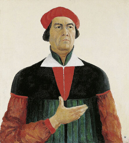 Kasimir Severinovich Malevich, ‘Perfected portrait of Ivan Kljun, painter, pupil of Malevich, member of the group "Supremus"(1873-1942)’, 1913