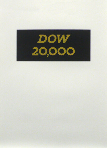 T. M. MacLowe, ‘DOW 20,000’, 2013