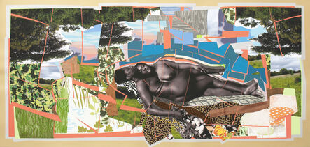 Mickalene Thomas, ‘Sleep: Deux Femmes Noires’, 2013