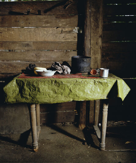 Andres Serrano, ‘Green Table Cloth. Playa Duaba, Baracoa (Cuba) ’, 2012