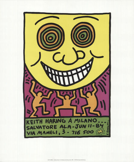 Keith Haring, ‘A Milano’, 1984/1992