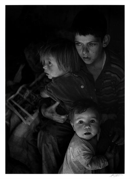 Ansel Adams, ‘Trailer Camp Children, Richmond, California’, 1944