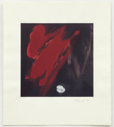Richard Hamilton, ‘Self-portrait with red’, 1998