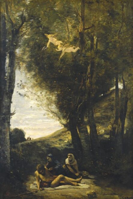 Jean-Baptiste-Camille Corot, ‘Saint Sebastian Succored by the Holy Women’, 1874