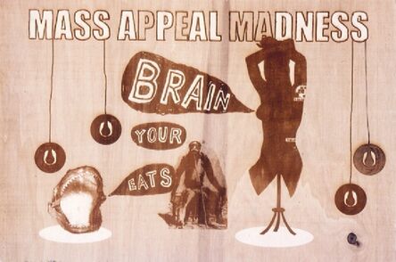 Damien Deroubaix, ‘Mass appeal madness eats your brain’, 2004