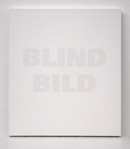 Rémy Zaugg, ‘Blind Bild’, 1992