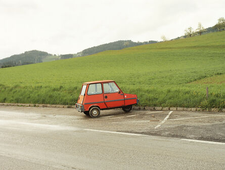 Bernhard Fuchs, ‘Rotes kleines Auto, Helfenberg-Haslach’, 2001
