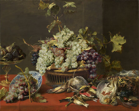 Frans Snyders, ‘Still Life with Grapes and Game’, ca. 1630