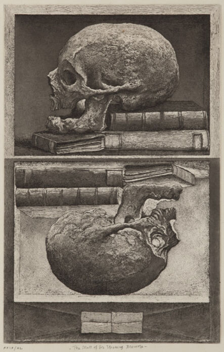 Erik Desmazières, ‘The Skull of Sir Thomas Browne’, 2010