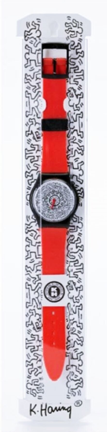 Keith Haring, ‘Keith Haring Running Time Wrist Watch (Red)’, ca. 1992