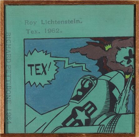 Richard Pettibone, ‘Roy Lichtenstein, Tex. 1962’, 1964