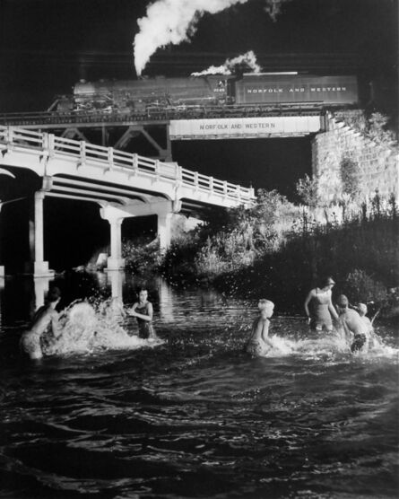 O. Winston Link, ‘Hawksbill Creek Swimming Hole, Luray, Virginia’, 1956