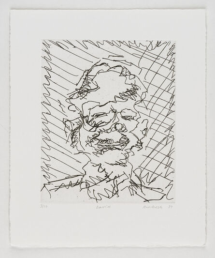Frank Auerbach, ‘David ’, 1989