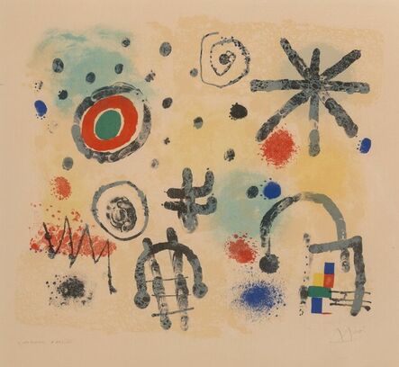Joan Miró, ‘Signes et météores’, 1958