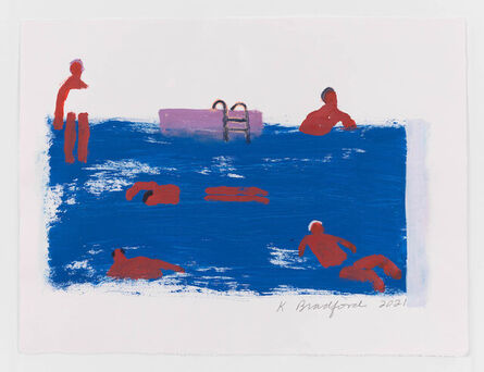 Katherine Bradford, ‘Five Swimmers and 1 Float’, 2021
