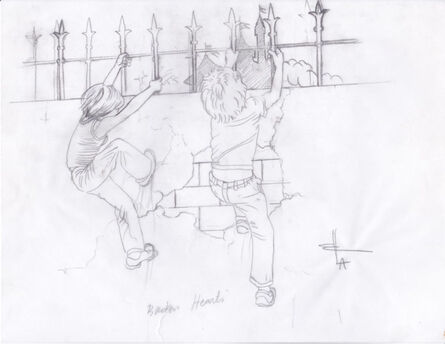 Victor Castillo, ‘Sketch n°16 – Broken Hearts’, 2010