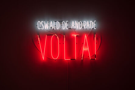 Alfredo Jaar, ‘Oswald de Andrade VOLTA!’, 2017