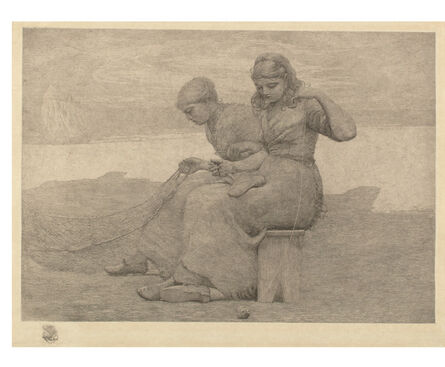 Winslow Homer, ‘Mending the Tears’, 1888/1941