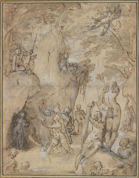 Bartholomaeus Spranger, ‘Diana and Actaeon’, ca. 1580–1585