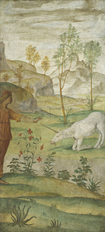 Bernardino Luini, ‘Procris and the Unicorn’, ca. 1520/1522