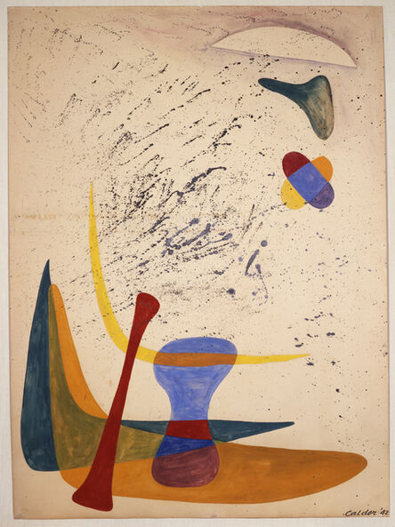 Alexander Calder, ‘Untitled (Boomerangs and Bones)’, 1942