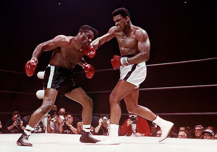 Lawrence Schiller, ‘Muhammad Ali defeating Floyd Patterson, Las Vegas, November 1965’, 1965