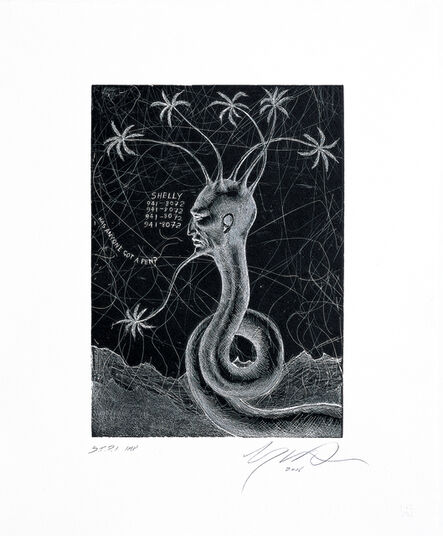 Ashley Bickerton, ‘Snake Head No. 4’, 2006